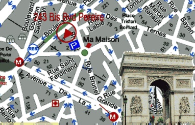 plan d'acc&egrave;s